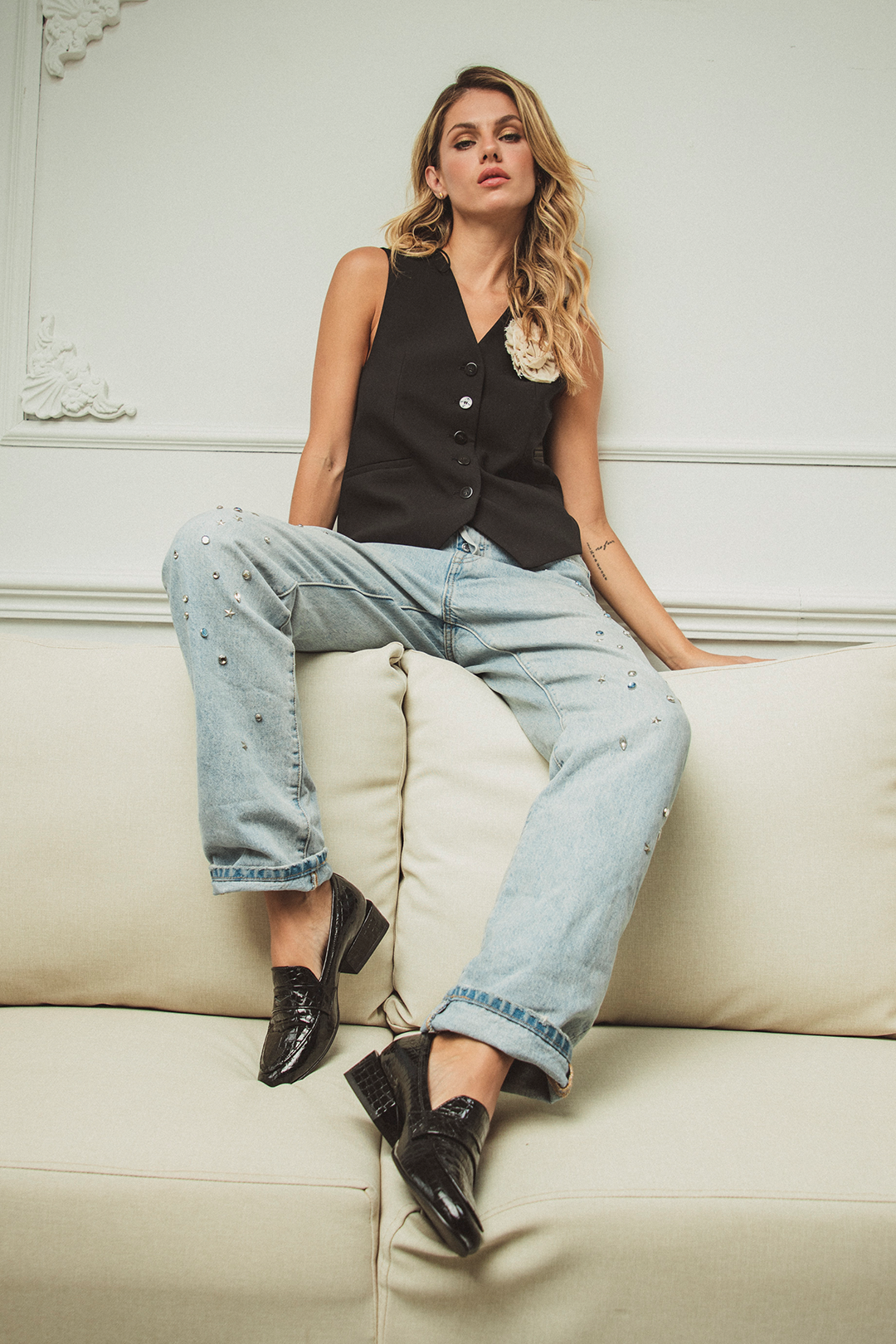 LARA BOLD NEGRO   -- ÚLTIMOS TALLA 35 Y 39 --